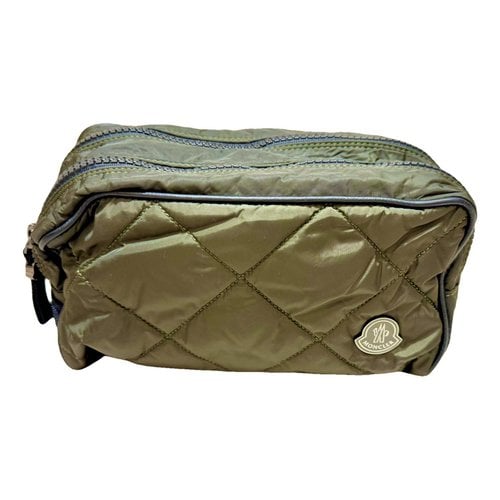 Pre-owned Moncler Travel Bag In Green