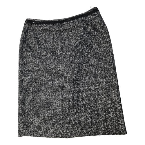 Pre-owned Marella Wool Mid-length Skirt In Anthracite