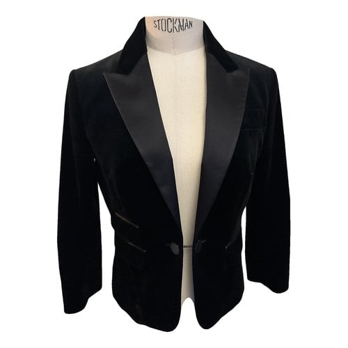 Pre-owned Dsquared2 Velvet Suit Jacket In Black