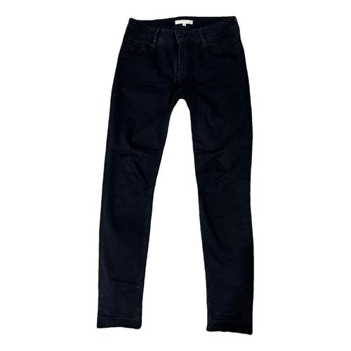 Pre-owned Maje Fall Winter 2020 Slim Jeans In Black