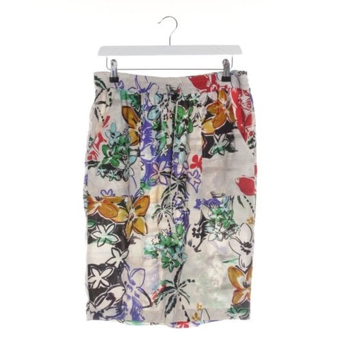 Pre-owned Etro Silk Skirt In Multicolour
