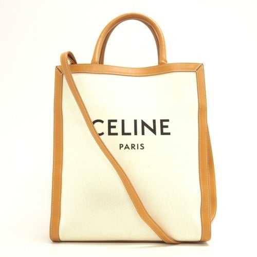 Pre-owned Celine Cloth Handbag In Beige