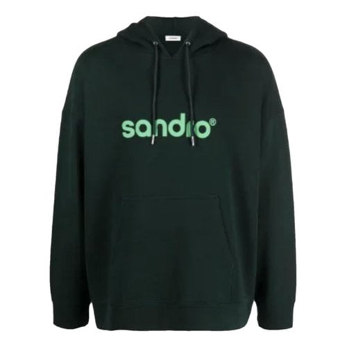 Pre-owned Sandro Sweatshirt In Green