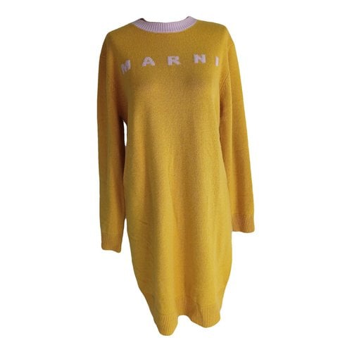 Pre-owned Marni Wool Jumper In Yellow