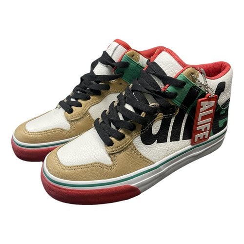 Pre-owned Alife Leather Trainers In Multicolour