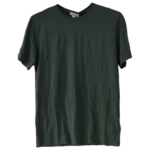 Pre-owned Sunspel T-shirt In Green