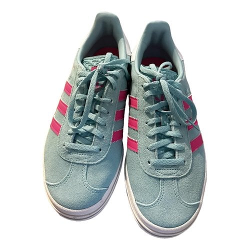 Pre-owned Adidas Originals Gazelle Trainers In Turquoise