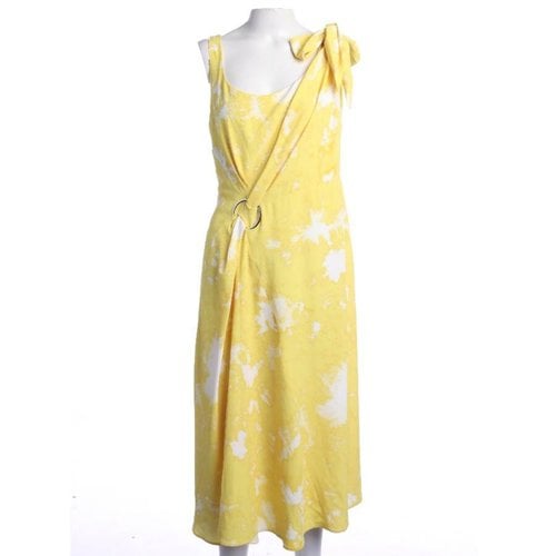 Pre-owned Hugo Boss Dress In Yellow