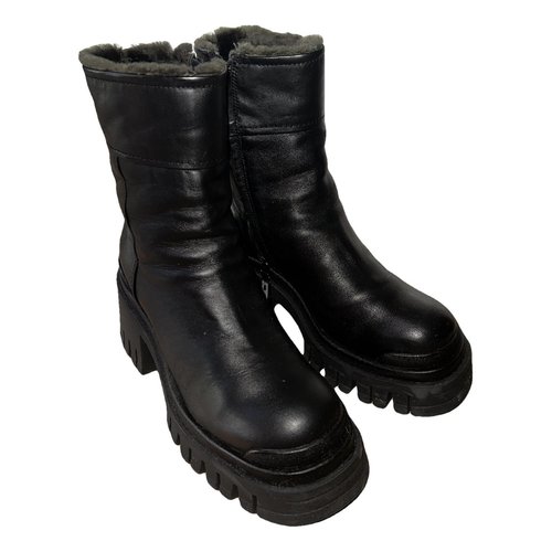 Pre-owned Premiata Leather Boots In Black