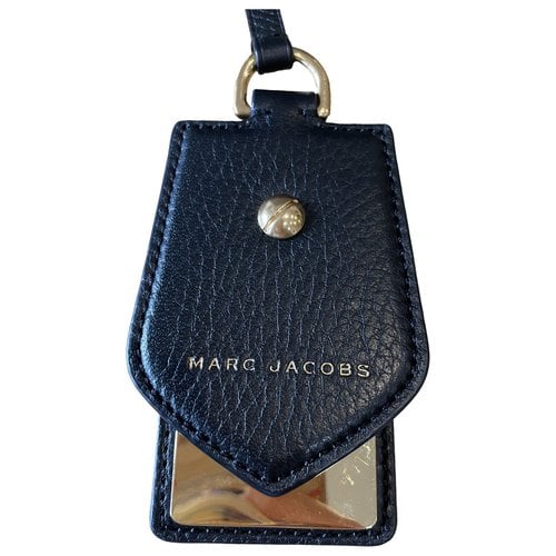 Pre-owned Marc Jacobs Leather Travel Bag In Black