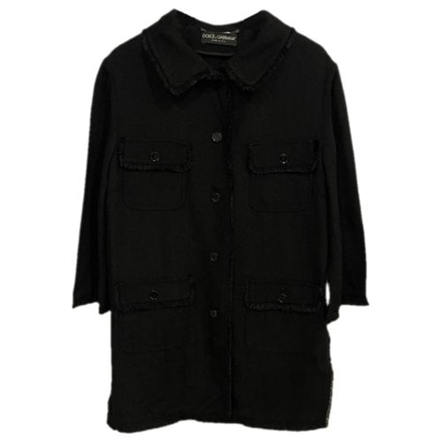 Pre-owned Dolce & Gabbana Wool Jacket In Black