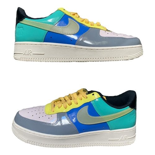 Pre-owned Nike Patent Leather Low Trainers In Multicolour