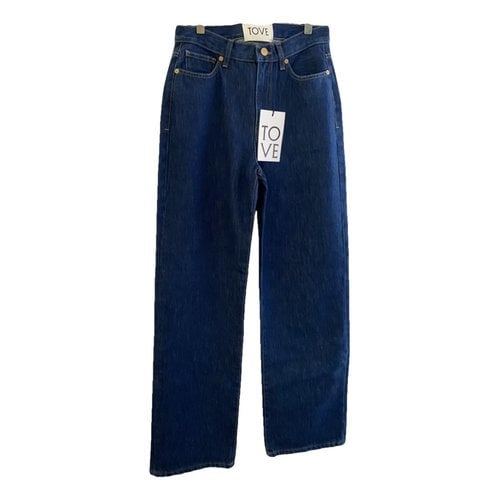 Pre-owned Tove Straight Jeans In Blue