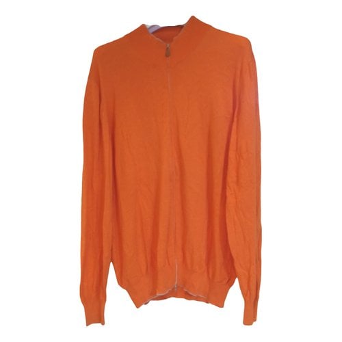 Pre-owned Brunello Cucinelli Knitwear & Sweatshirt In Orange