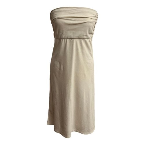 Pre-owned Ralph Lauren Mid-length Dress In Ecru