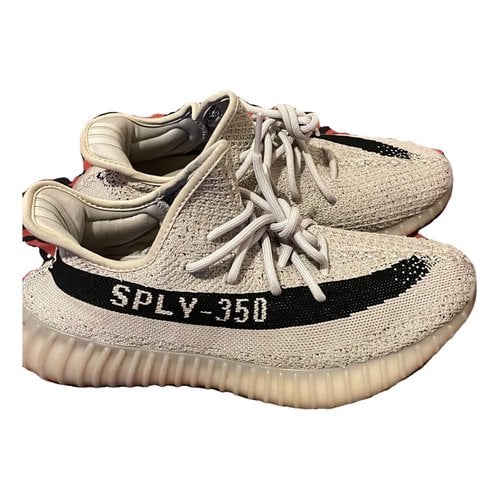 Pre-owned Yeezy X Adidas Boost 350 V2 Cloth Lace Ups In Multicolour