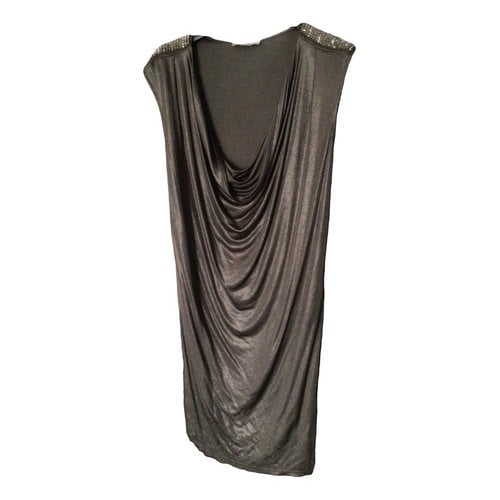 Pre-owned Liujo Mid-length Dress In Anthracite
