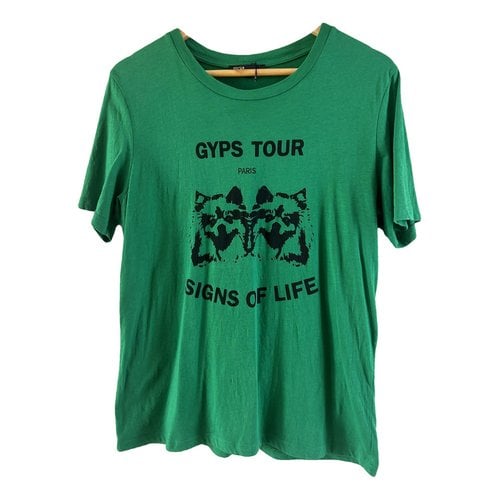 Pre-owned Maje T-shirt In Green
