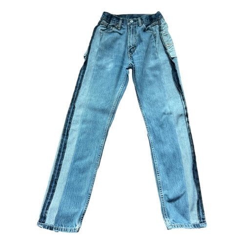 Pre-owned Sami Miro Vintage Straight Jeans In Blue
