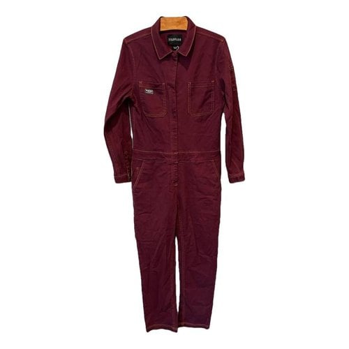 Pre-owned Wildfang Jumpsuit In Red