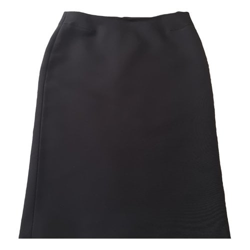 Pre-owned Gucci Silk Skirt In Black