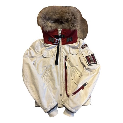 Pre-owned Parajumpers Jacket In White