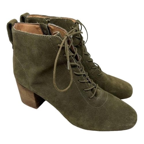 Pre-owned Madewell Boots In Green