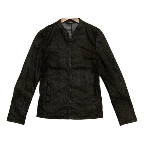 Pre-owned Dolce & Gabbana Leather Jacket In Black