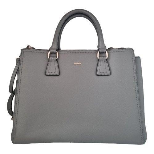 Pre-owned Seventy Leather Handbag In Grey