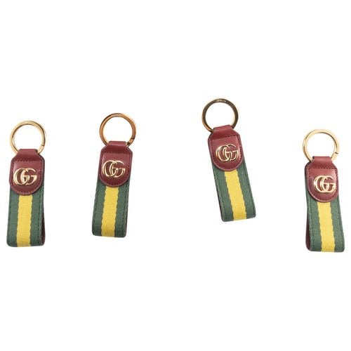 Pre-owned Gucci Leather Jewellery In Green