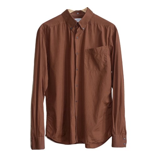 Pre-owned Mugler Shirt In Brown