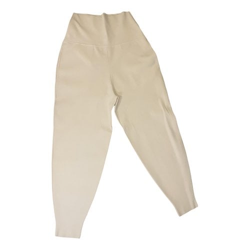 Pre-owned Stella Mccartney Carot Pants In White