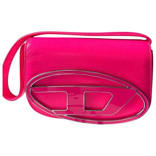 Pre-owned Diesel Leather Handbag In Pink