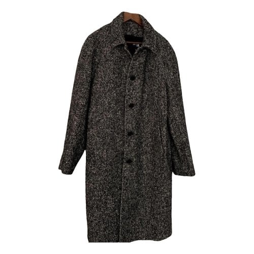 Pre-owned Msgm Coat In Grey