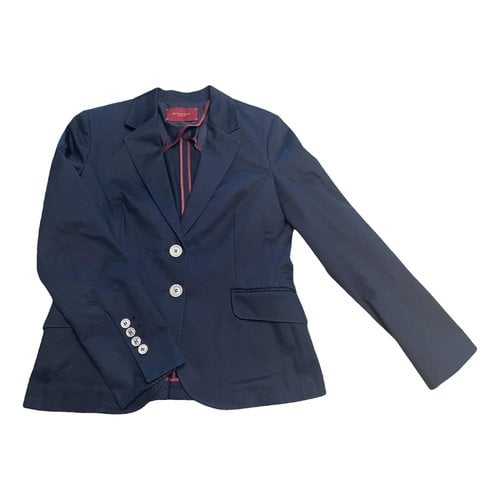 Pre-owned Burberry Blazer In Navy