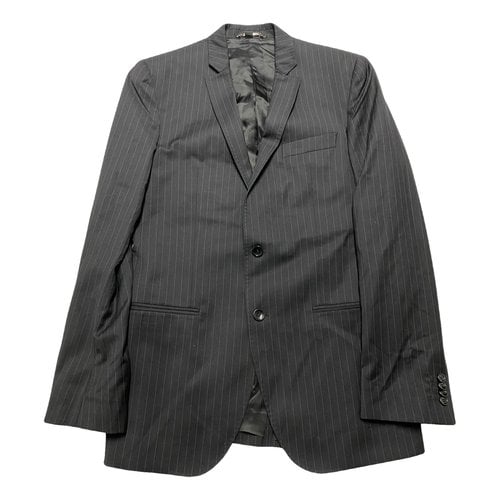 Pre-owned D&g Wool Suit In Black