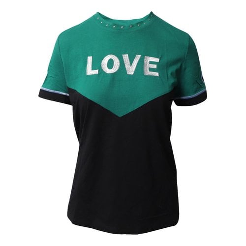 Pre-owned Maje T-shirt In Green