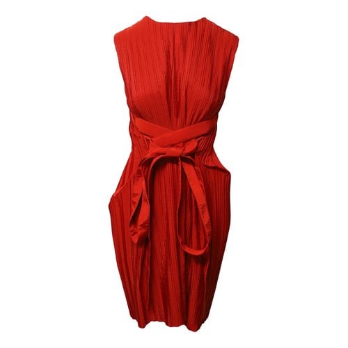 Pre-owned Victoria Victoria Beckham Mid-length Dress In Red