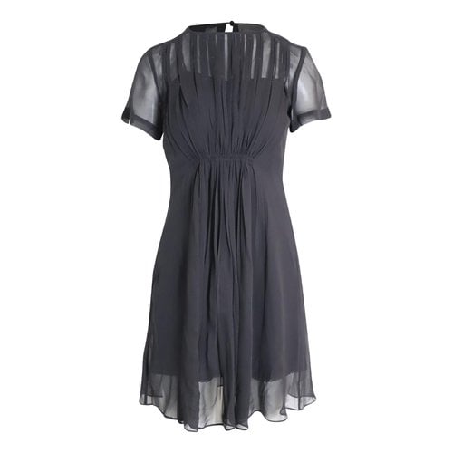 Pre-owned Marc Jacobs Silk Mid-length Dress In Black
