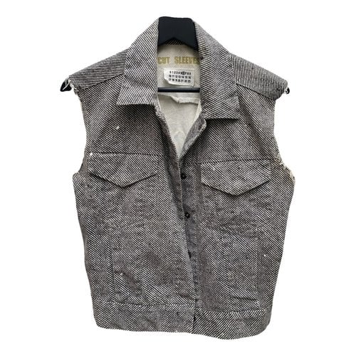 Pre-owned Maison Margiela Short Vest In Grey