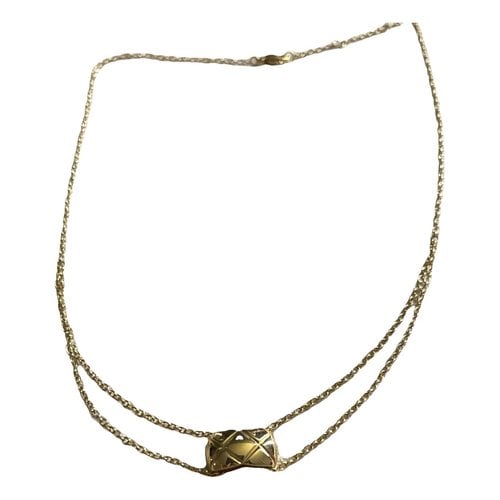 Pre-owned Chanel Coco Crush Yellow Gold Necklace