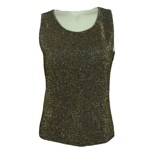 Pre-owned Dior Wool Vest In Gold