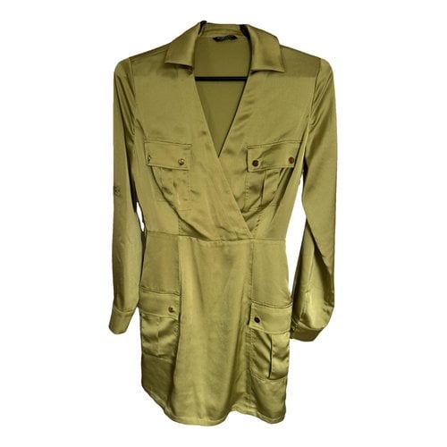 Pre-owned Marciano Mini Dress In Green