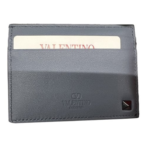 Pre-owned Valentino Garavani Rockstud Leather Wallet In Other