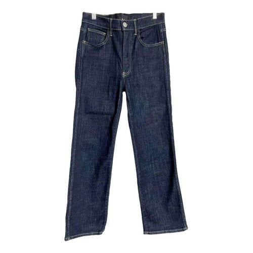 Pre-owned 3x1 Straight Jeans In Blue