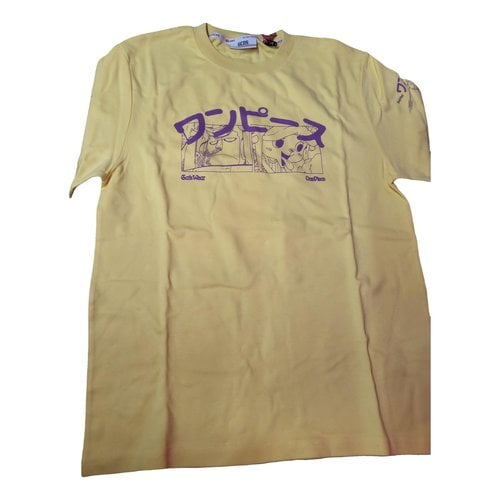 Pre-owned Gcds T-shirt In Yellow