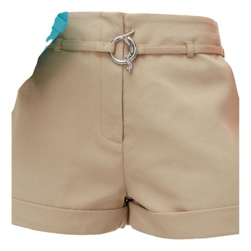 Pre-owned Ganni Shorts In Beige