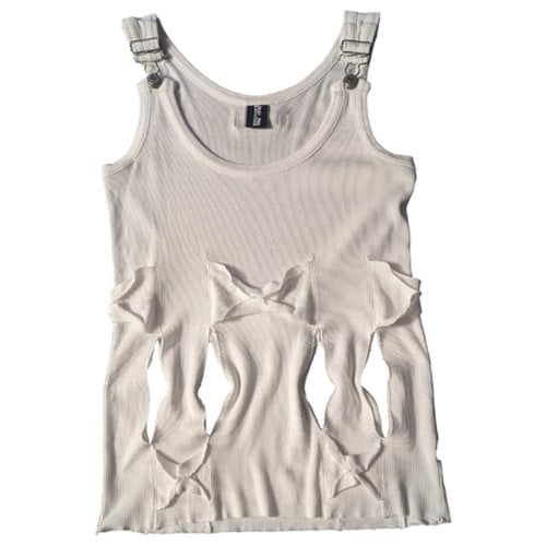 Pre-owned Jean Paul Gaultier Camisole In White