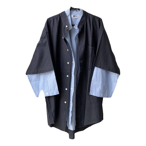 Pre-owned Issey Miyake Shirt In Grey