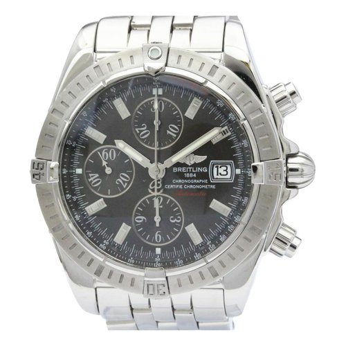 Pre-owned Breitling Chronomat Watch In Grey